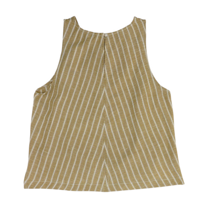 Brown Striped Blouse