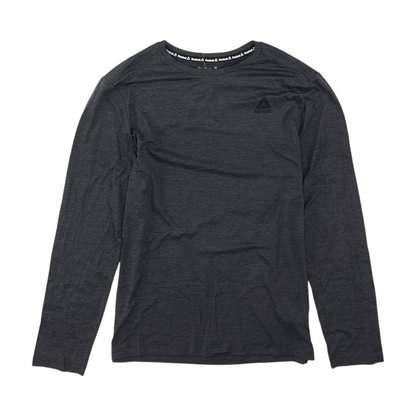 Gray Solid Active T-Shirt