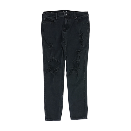 Black Tapered Jeans