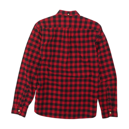 Red Check Flannel Button Down