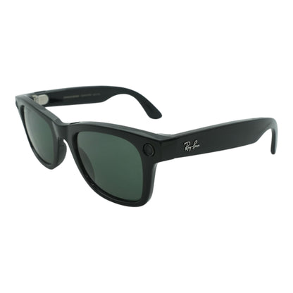 Black Wayfarer Smart Glasses