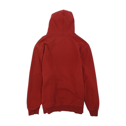 Maroon Solid Hoodie Pullover