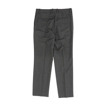 Gray Solid Dress Pants