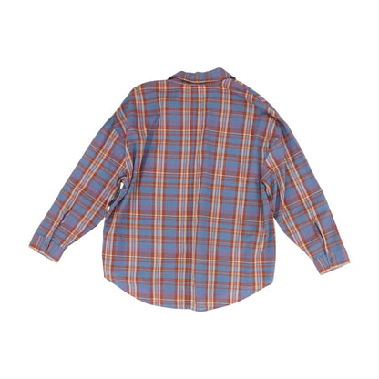 Rust Plaid Button Down
