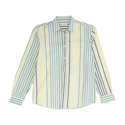 Multi Striped Long Sleeve Button Down