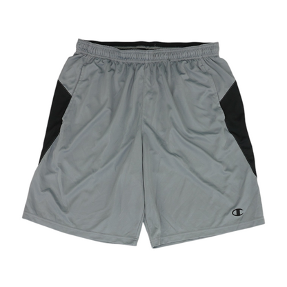 Gray Color Block Active Shorts