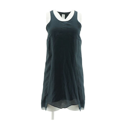 Navy Solid Mini Dress