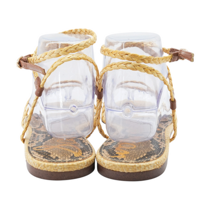 Tan Flat Sandals