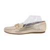 Gold Slip-On Flats
