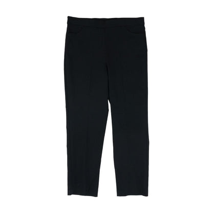 Black Solid Dress Pants