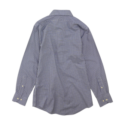 Blue Check Long Sleeve Button Down