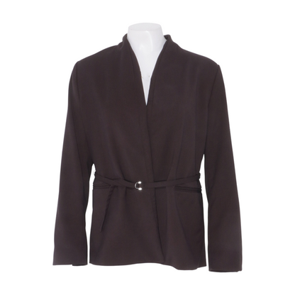 Brown Solid Blazer