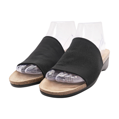 Black Flat Sandals