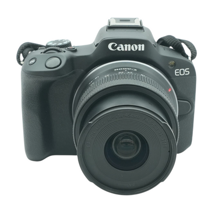 EOS R50 Mirrorless Camera with RF-S 18-45mm f/4.5-6.3 IS STM Lens