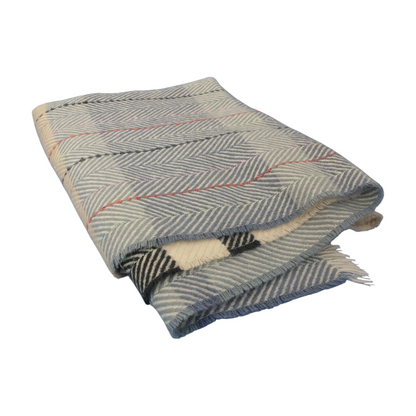 Beige Striped Scarf