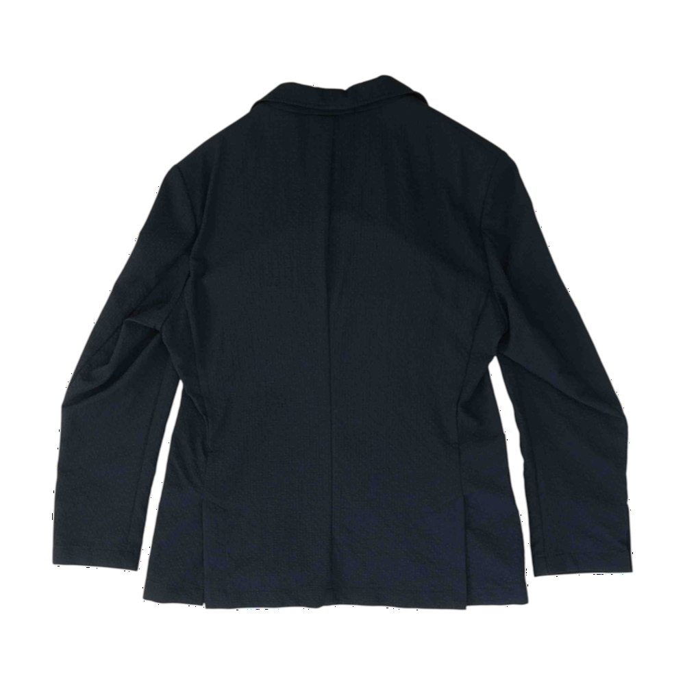 Navy Short Solid Sport Coat
