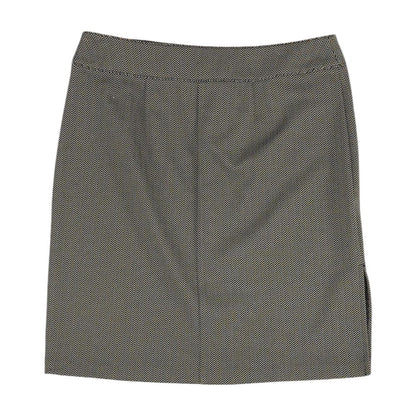 Gray Chevron Mini Skirt