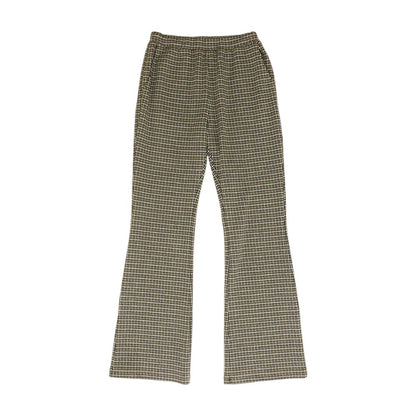 Tan Houndstooth Pants