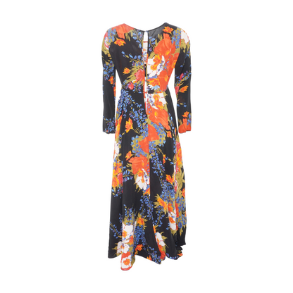 Black Floral Maxi Dress