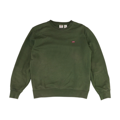Green Solid Sweatshirt Pullover