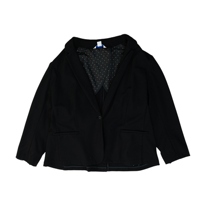Black Solid Blazer