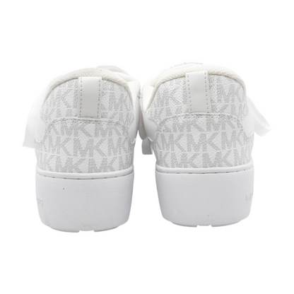 White Low-Top Athletic Shoes