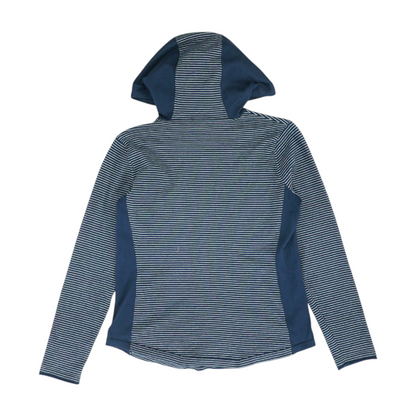Navy Striped Hoodie Pullover