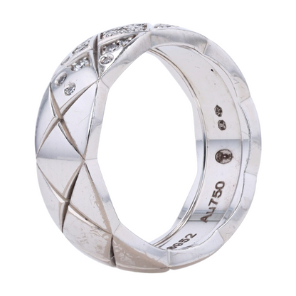1/5 ctw 18K White Gold Diamond Band Ring