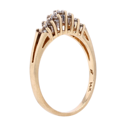 1/8 ctw 14K Yellow Gold Diamond Band Ring