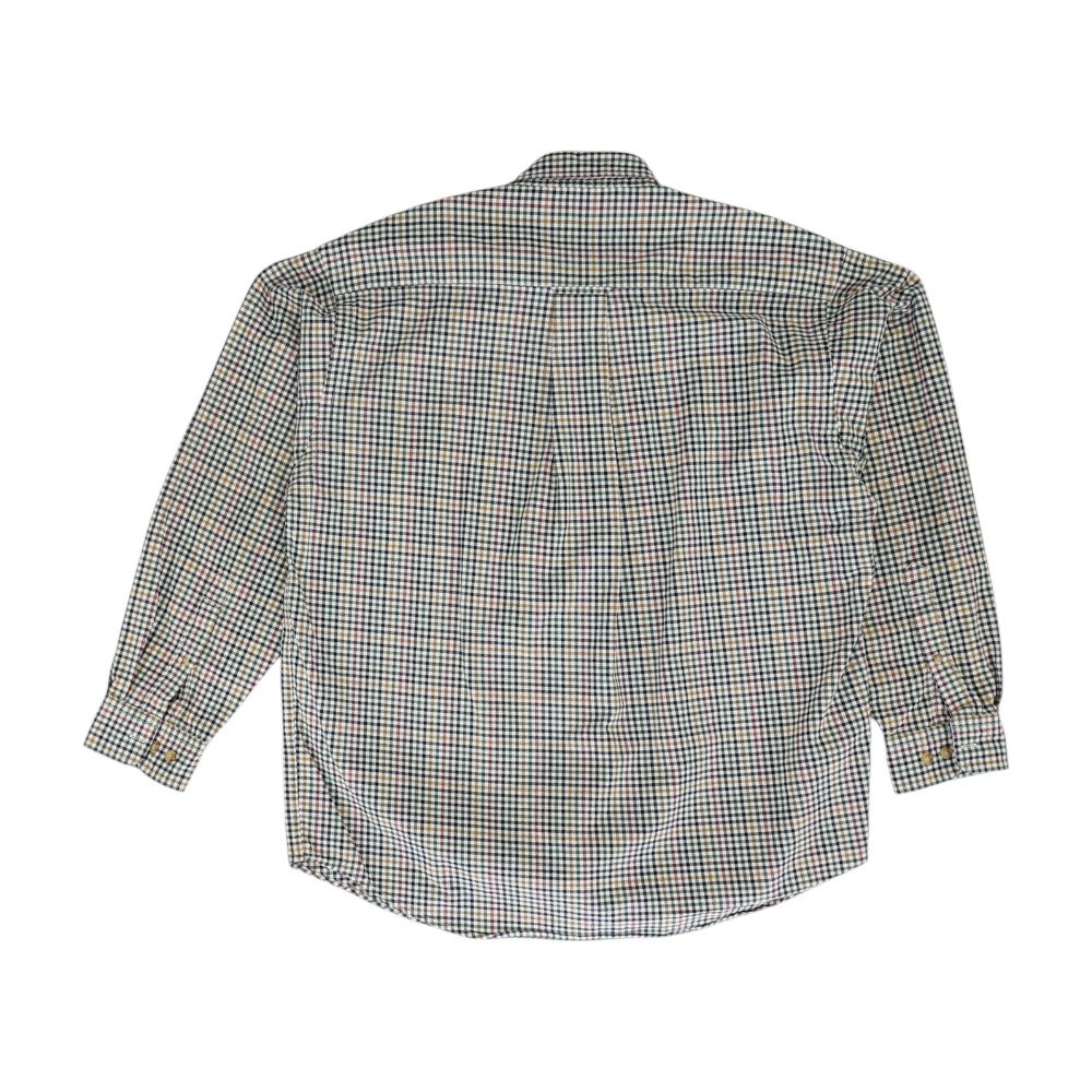Multi Plaid Long Sleeve Button Down