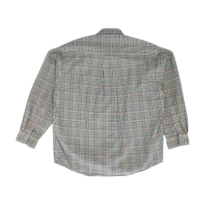Multi Plaid Long Sleeve Button Down