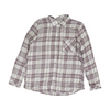 Purple Plaid Flannel Button Down