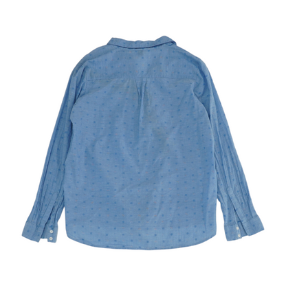 Blue Check Button Down
