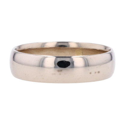 10K White Gold Band Ring