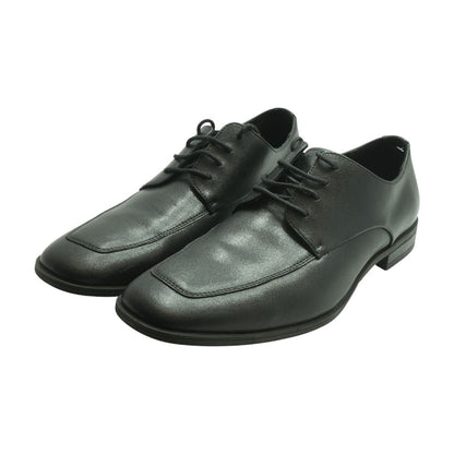 Black Leather Lace Up Derby/oxford Dress Shoes