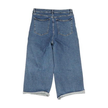 Blue Wide Leg Jeans