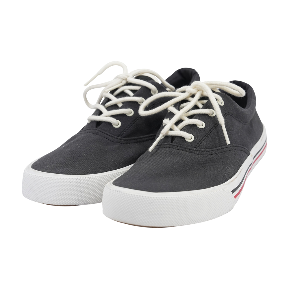 Navy Lace-Up Casual Shoes