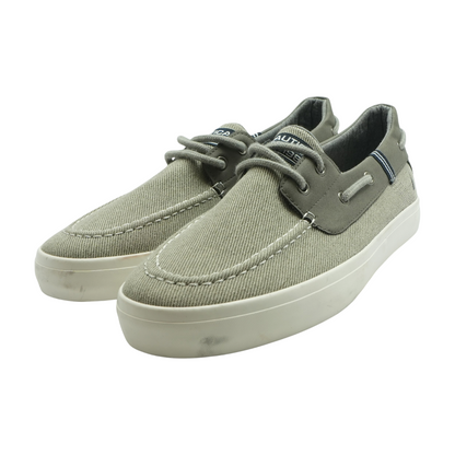 Gray Lace-Up Casual Shoes