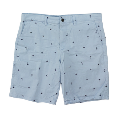 Blue Tropical Chino / Khaki Shorts