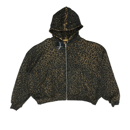 Brown Animal Print Jacket