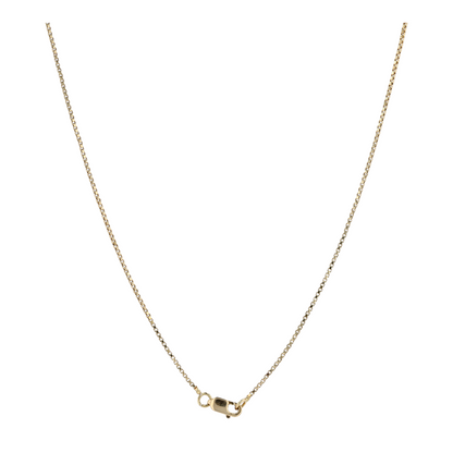 18K Yellow Gold Chain Necklace