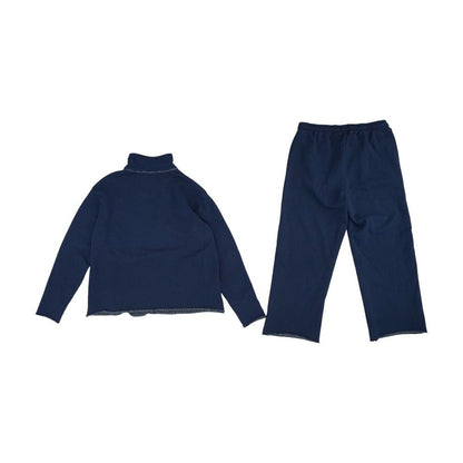 Blue Active Pullover and Pants Set