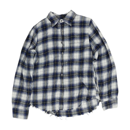 Blue Plaid Flannel Button Down