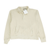 Beige Solid 1/4 Zip Pullover