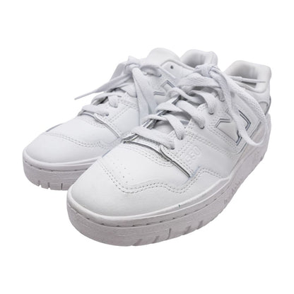 550 White Leather Athletic Shoes