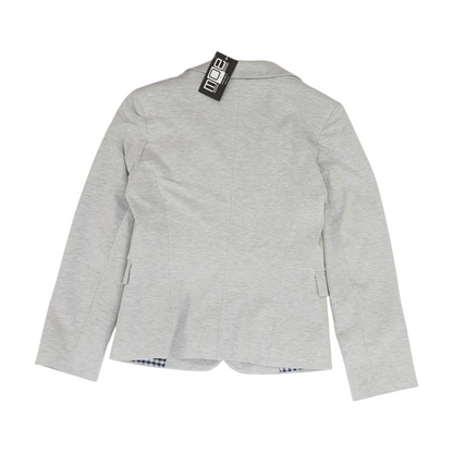 Gray Solid Blazer