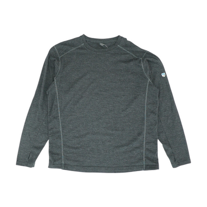 Gray Solid Active T-Shirt