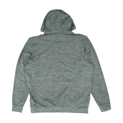 Gray Solid Hoodie Pullover