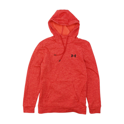 Red Solid Hoodie Pullover