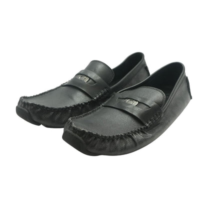 Black Leather Loafer Dress Shoes
